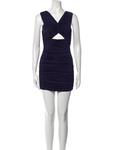 LoveShackFancy Dresses V-Neck Mini Dress Petite