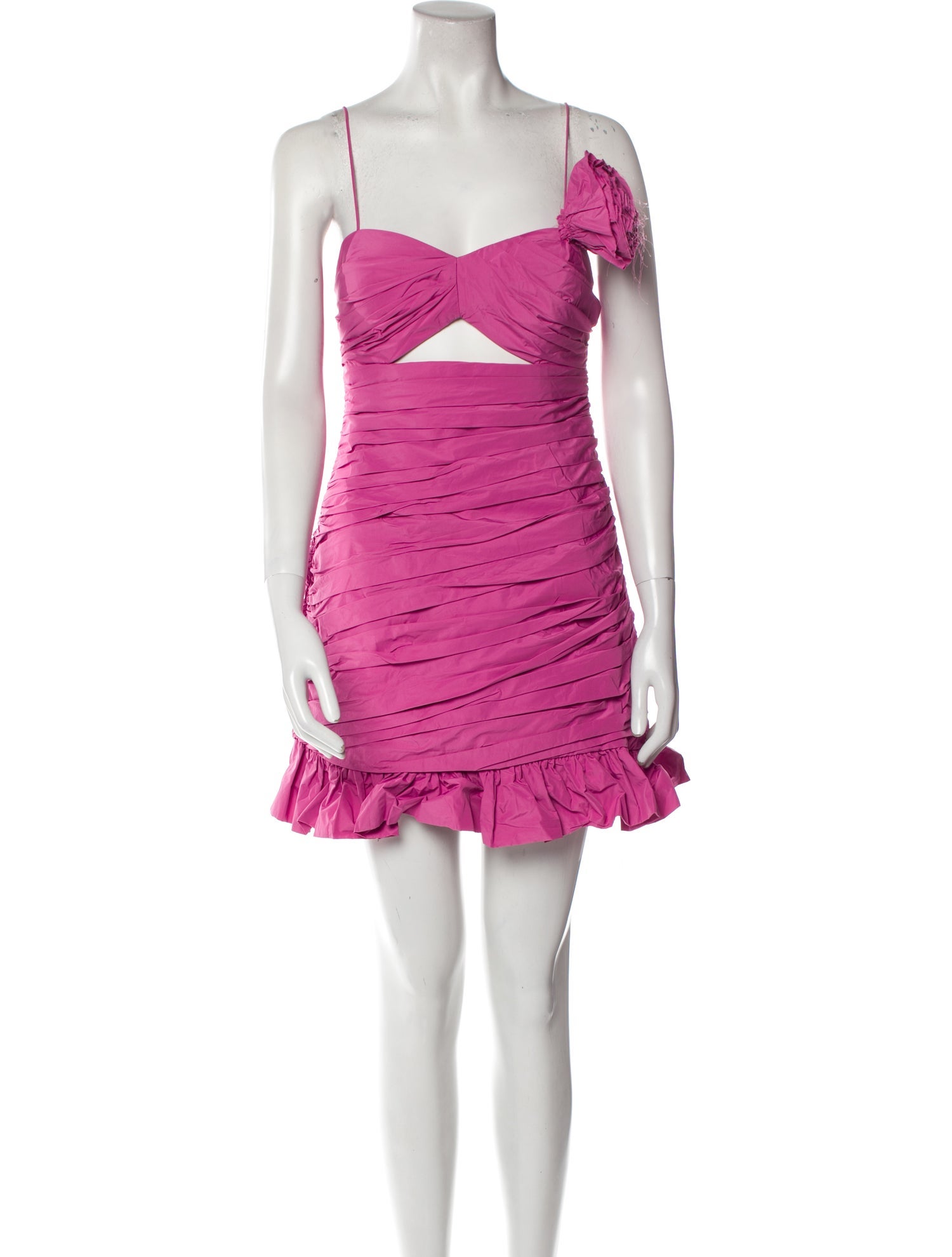 LoveShackFancy Square Neckline Mini Dress