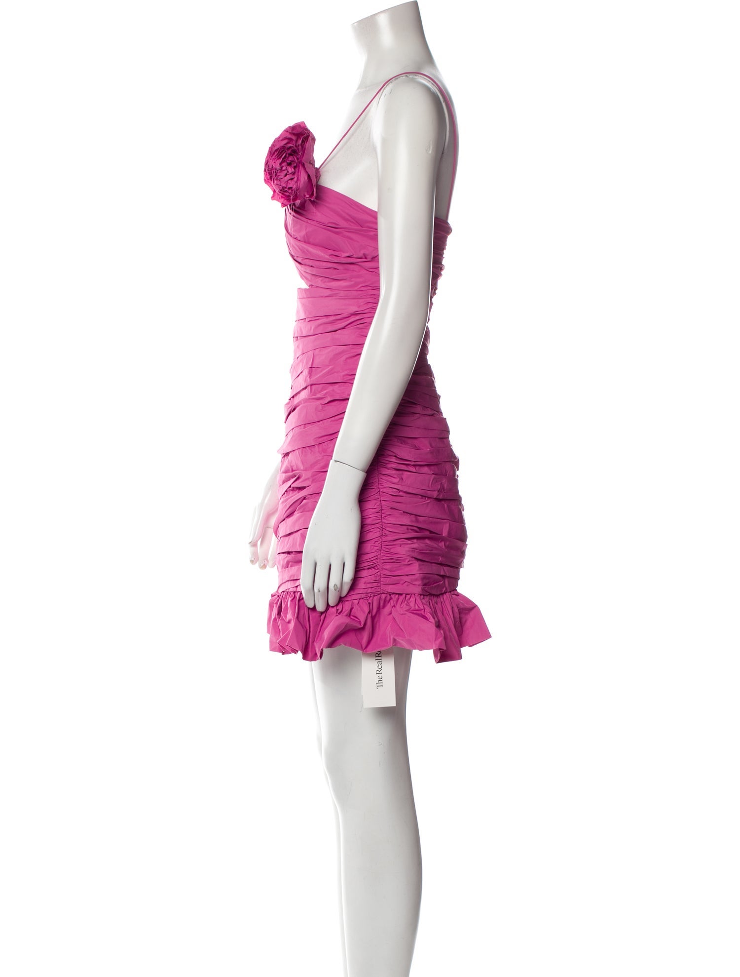 LoveShackFancy Square Neckline Mini Dress