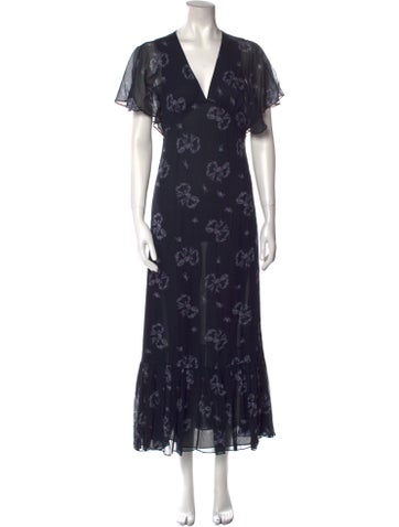 LoveShackFancy Dresses Lace Pattern Long Dress XXS