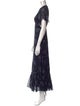 LoveShackFancy Lace Pattern Long Dress