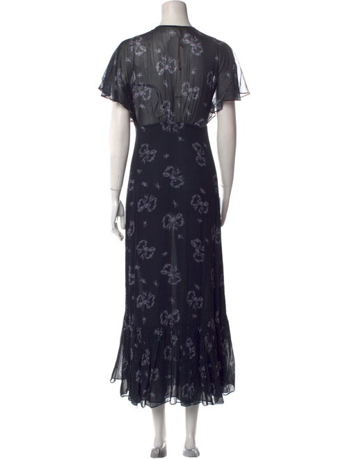 LoveShackFancy Lace Pattern Long Dress