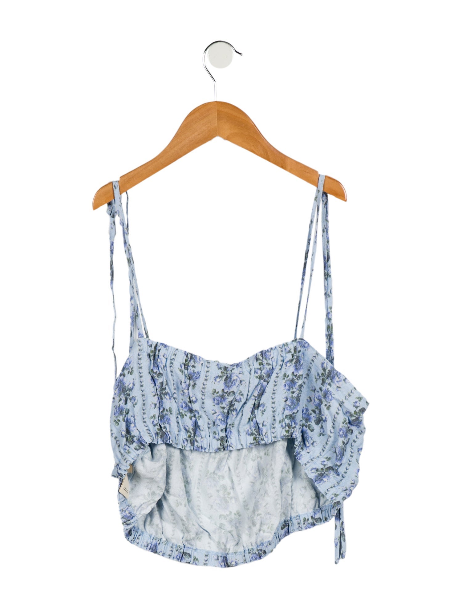 LoveShackFancy Printed Cowl Neck Top w/ Tags