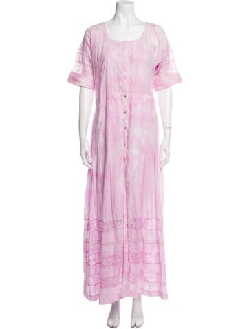 LoveShackFancy Dresses Square Neckline Long Dress Petite