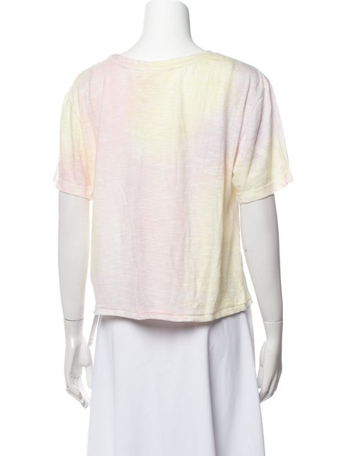 LoveShackFancy Tie-Dye Print Scoop Neck T-Shirt