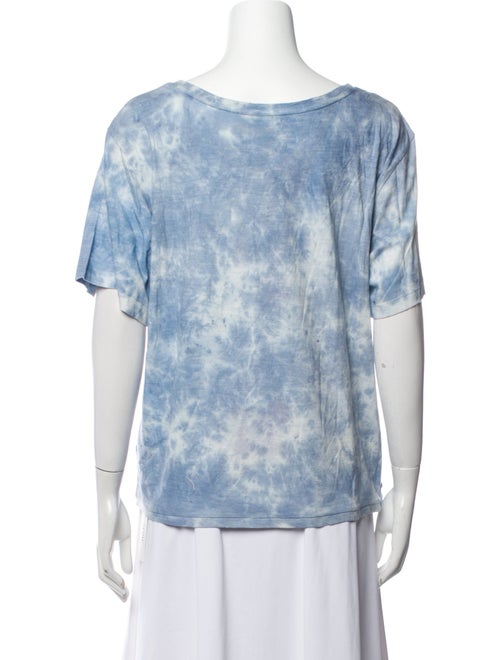 LoveShackFancy Tie-Dye Print Scoop Neck T-Shirt