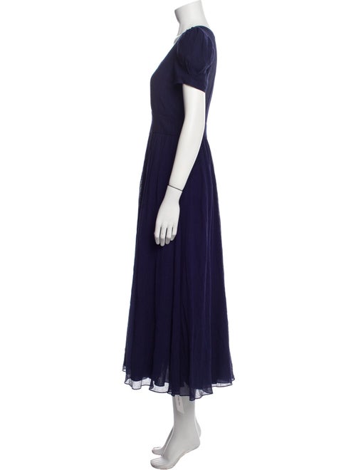 LoveShackFancy V-Neck Long Dress