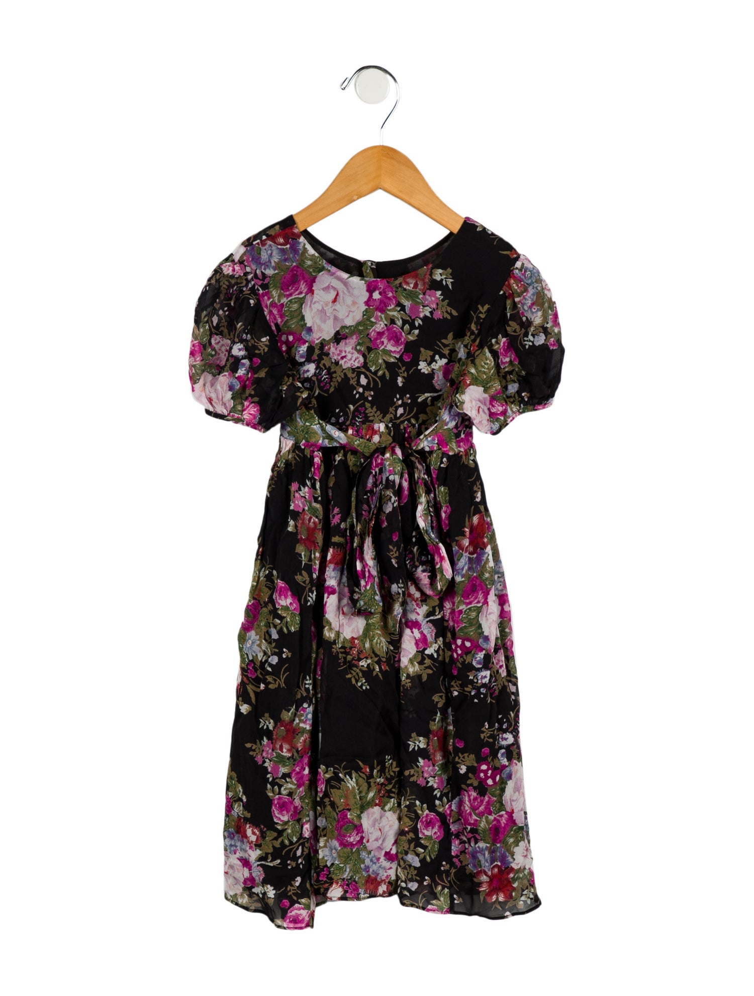 LoveShackFancy Toddler Girls Flower Print Pleated Dress w/ Tags