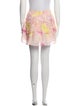 LoveShackFancy Floral Print Mini Skirt