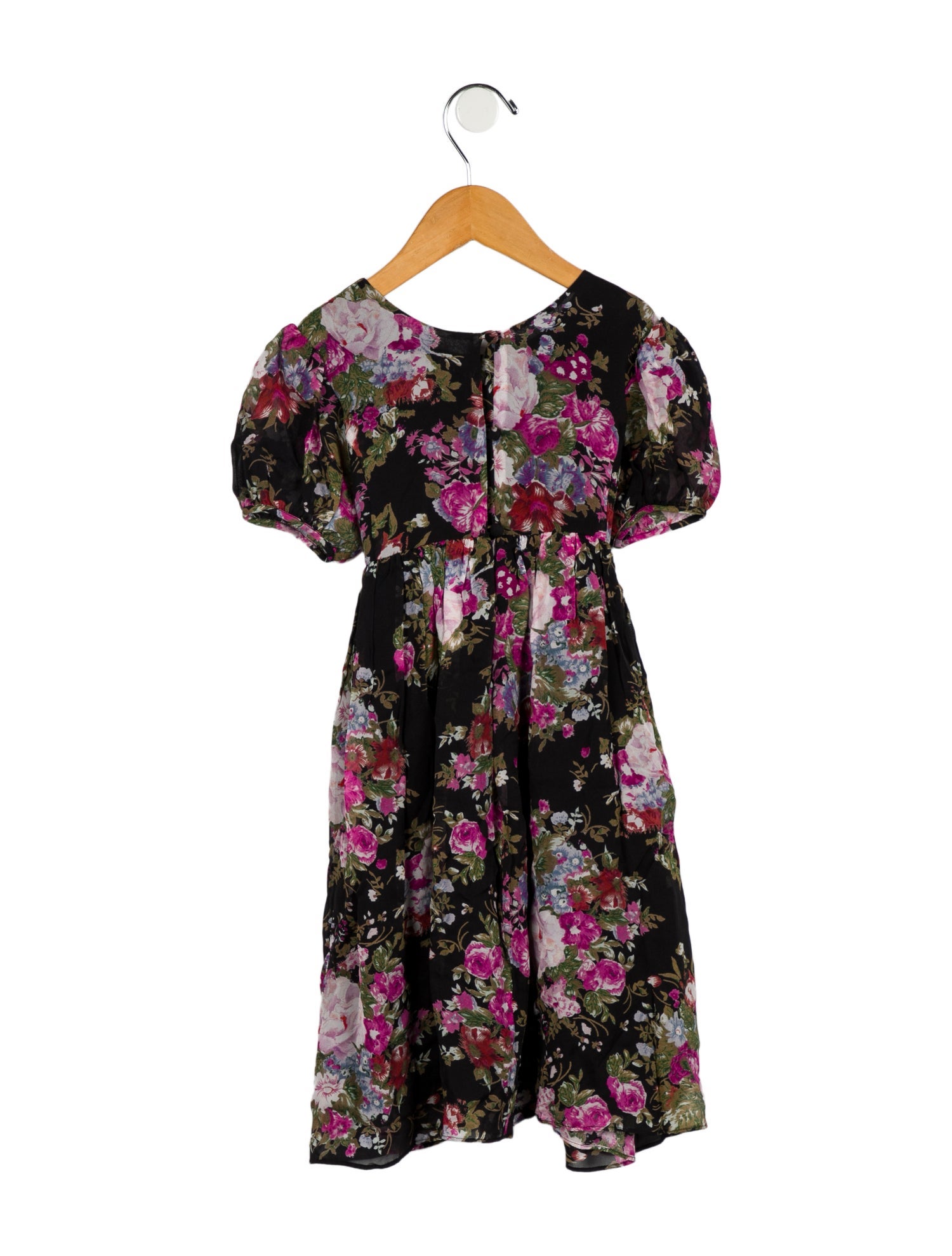 LoveShackFancy Toddler Girls Flower Print Pleated Dress w/ Tags