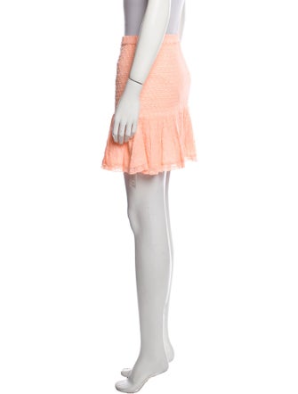 LoveShackFancy Ruffle Embellishment Knee-Length Skirt