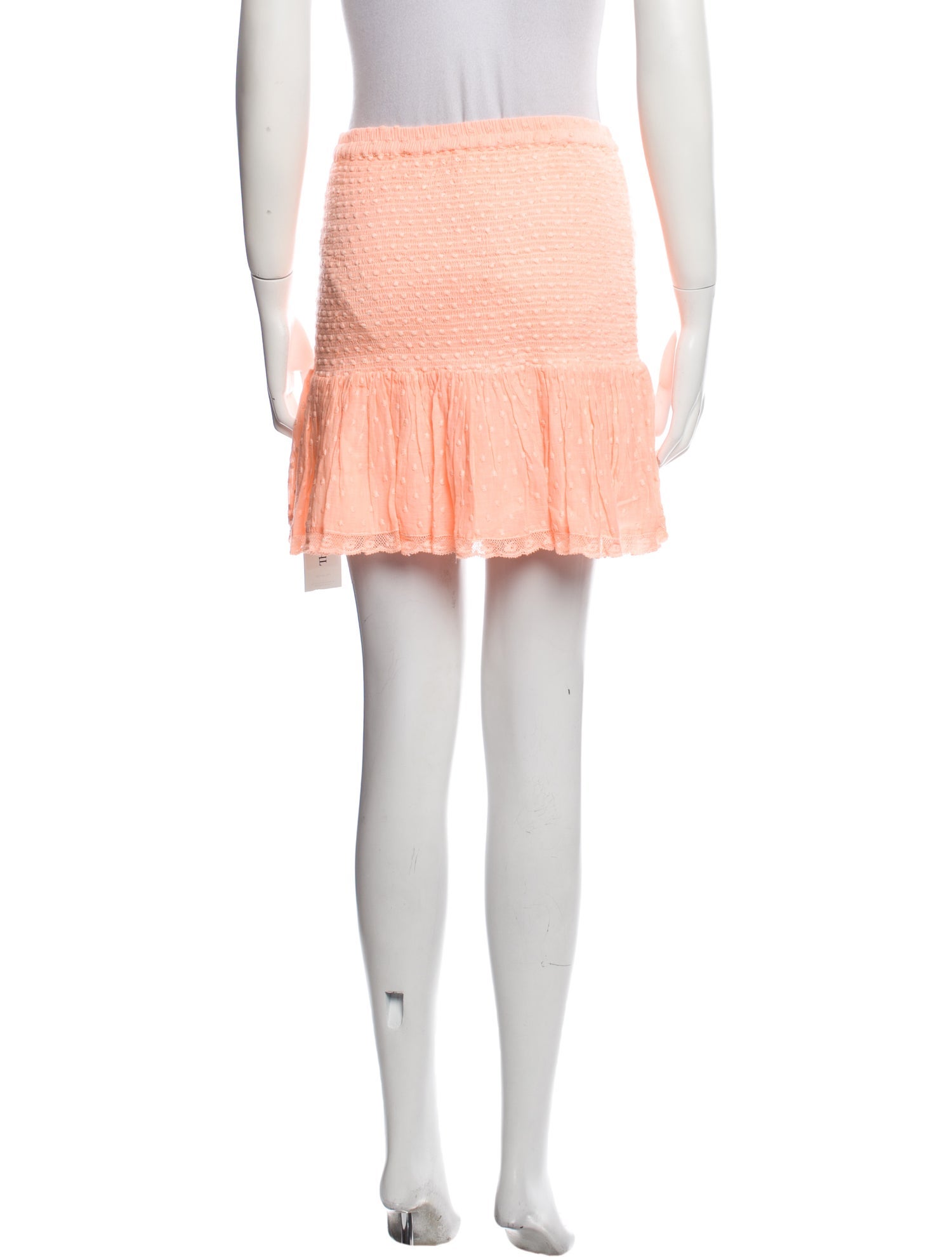 LoveShackFancy Ruffle Embellishment Knee-Length Skirt