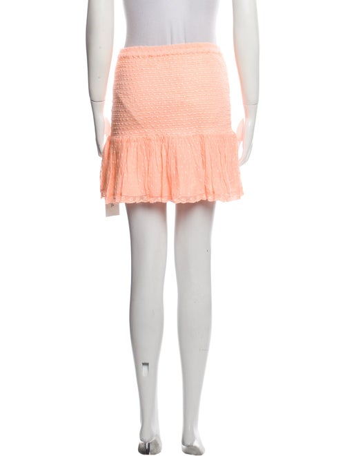 LoveShackFancy Ruffle Embellishment Mini Skirt