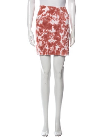 LoveShackFancy Skirts Tie-Dye Print Mini Skirt S