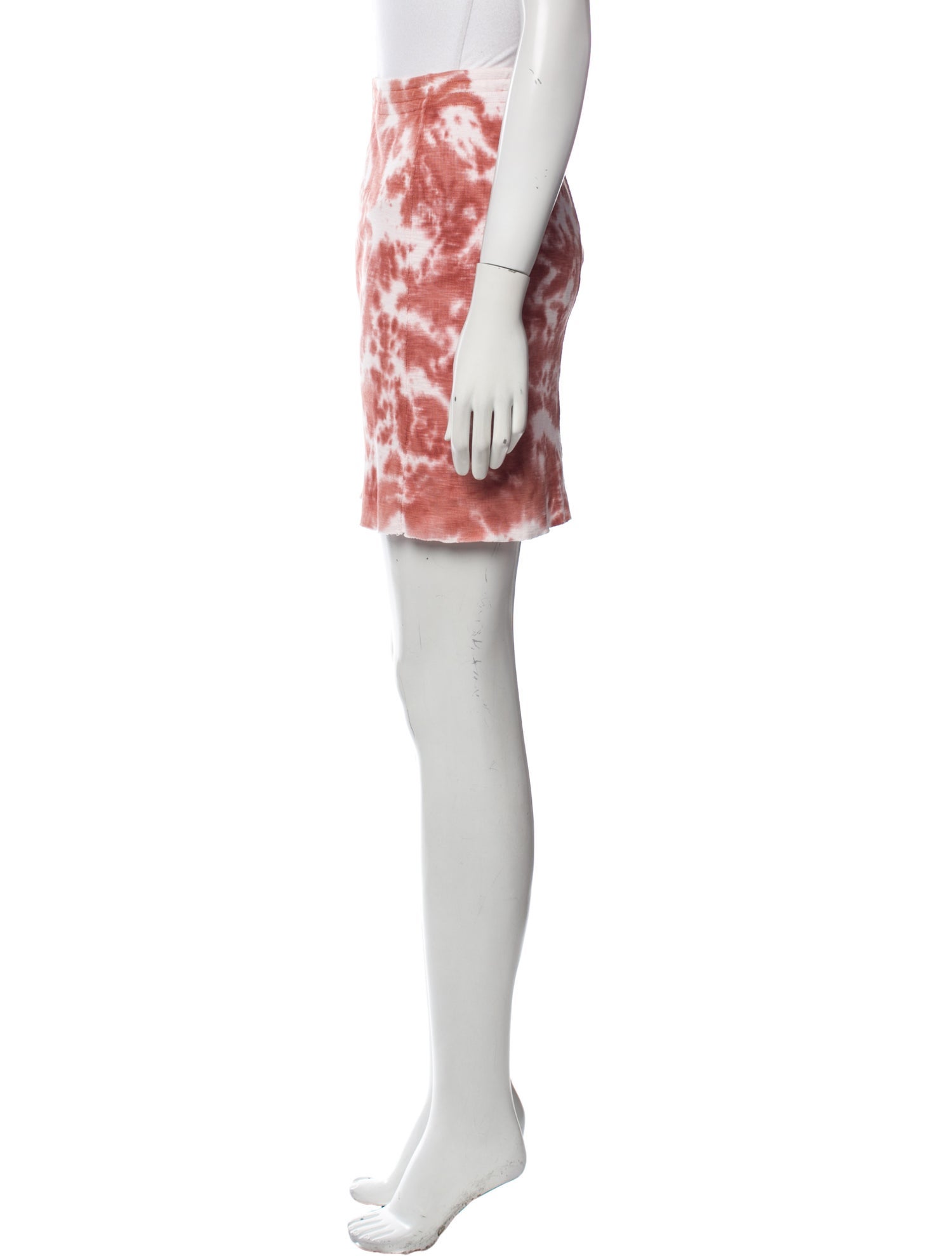 LoveShackFancy Tie-Dye Print Mini Skirt