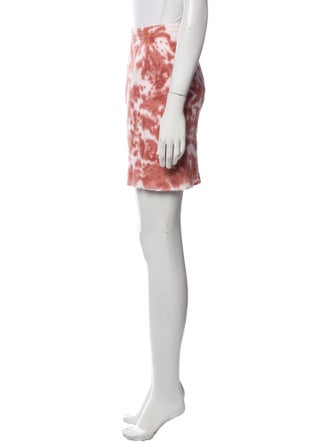 LoveShackFancy Tie-Dye Print Mini Skirt