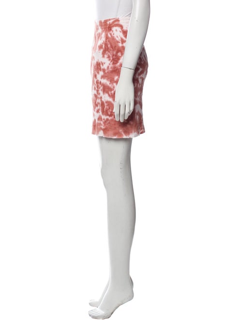 LoveShackFancy Tie-Dye Print Mini Skirt