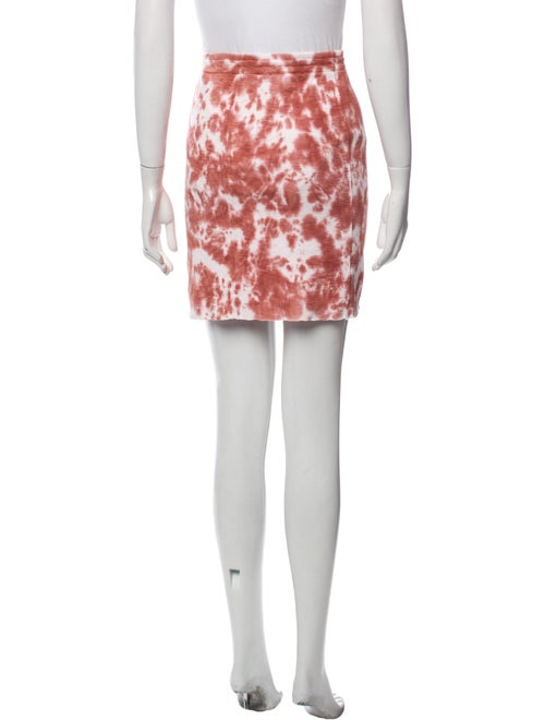 LoveShackFancy Tie-Dye Print Mini Skirt