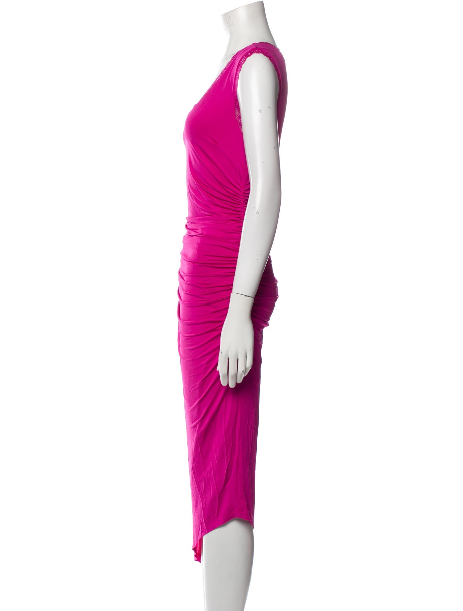 LoveShackFancy V-Neck Midi Length Dress