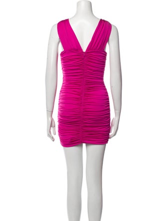 LoveShackFancy V-Neck Mini Dress