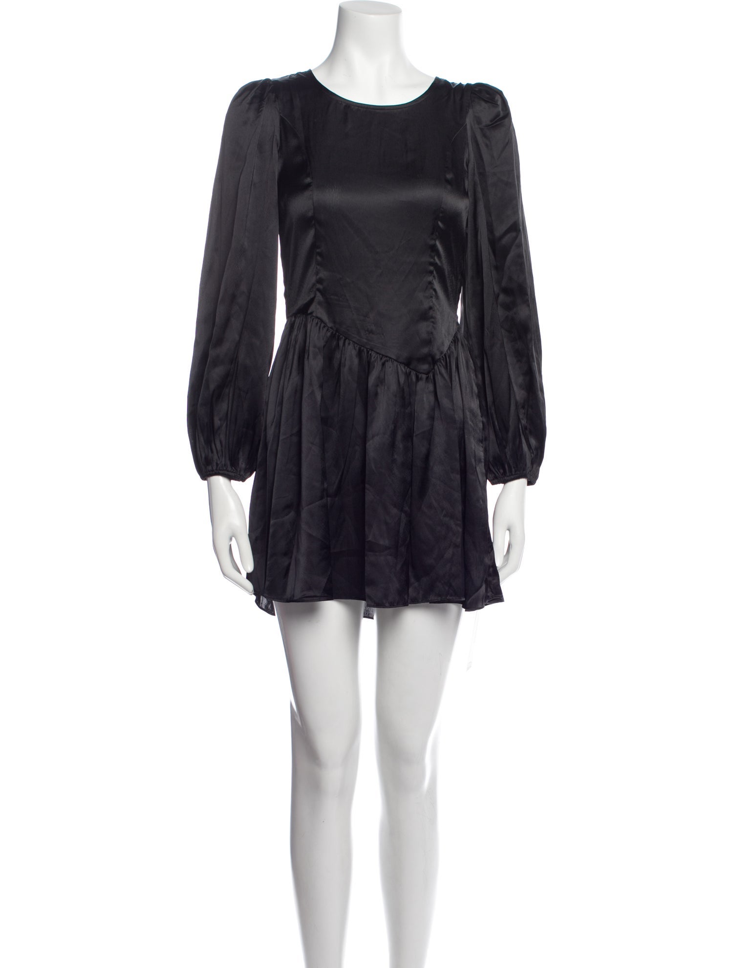 LoveShackFancy Scoop Neck Mini Dress