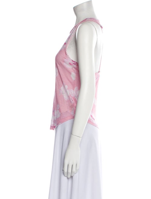 LoveShackFancy Floral Print Crew Neck Top