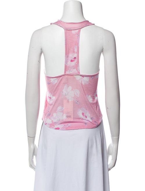 LoveShackFancy Floral Print Crew Neck Top