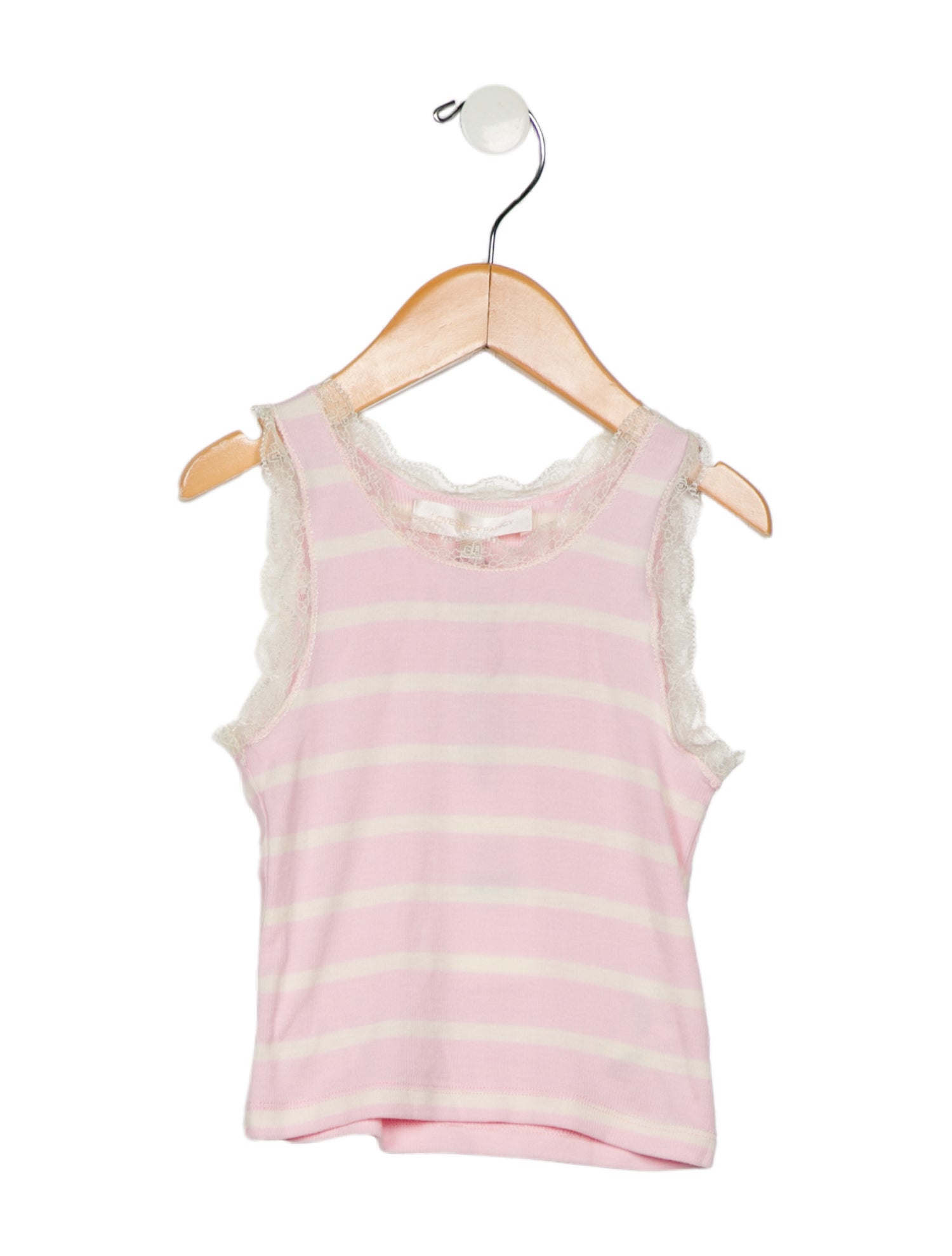 LoveShackFancy Girls' Striped Sleeveless Top w/ Tags