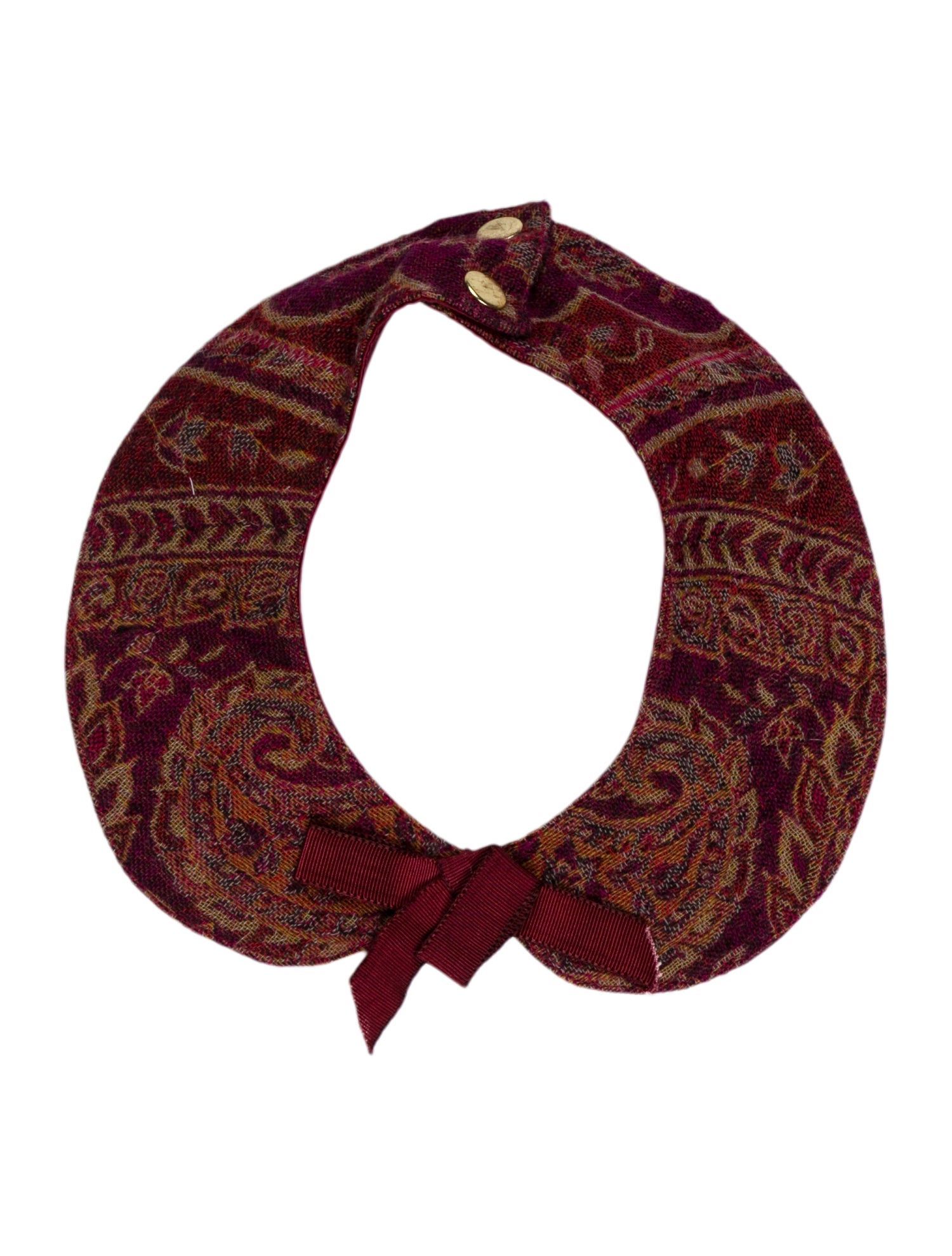 LoveShackFancy Knitted Patterned Collar