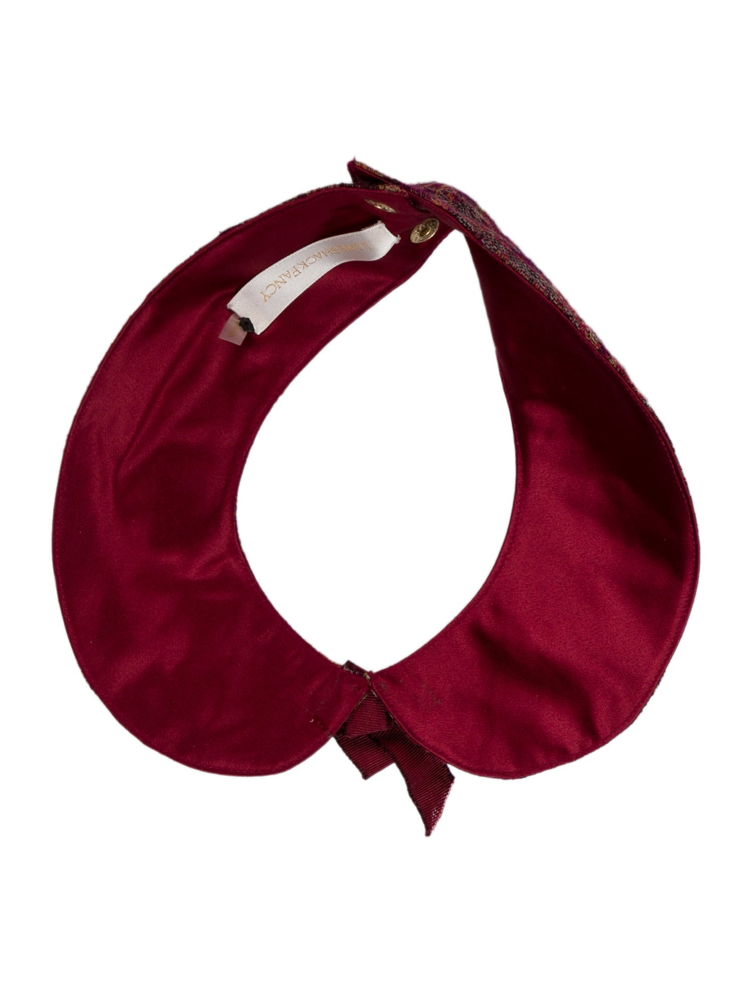 LoveShackFancy Knitted Patterned Collar