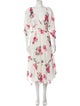 LoveShackFancy Floral Print Long Dress