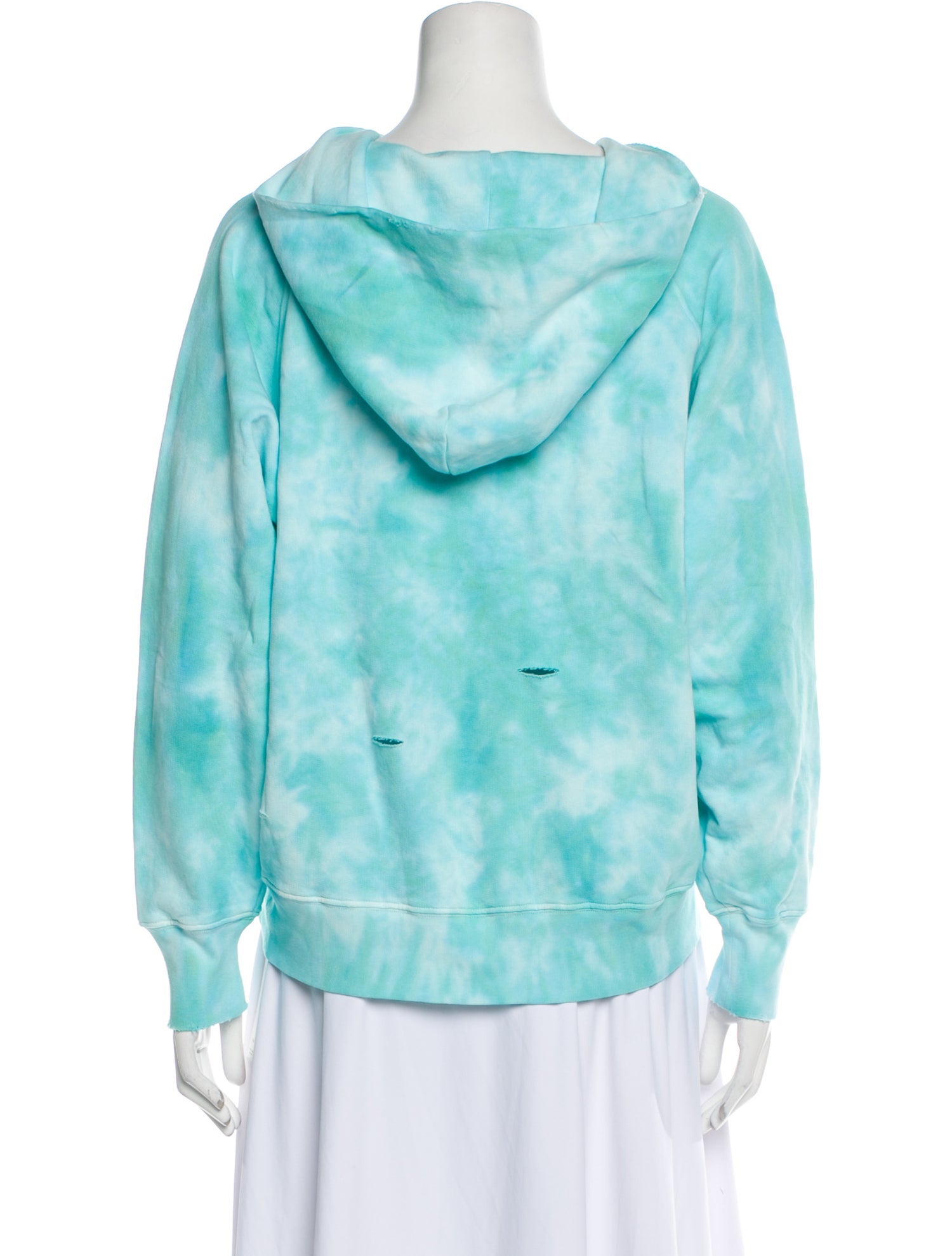 LoveShackFancy Tie-Dye Print V-Neck Sweatshirt w/ Tags