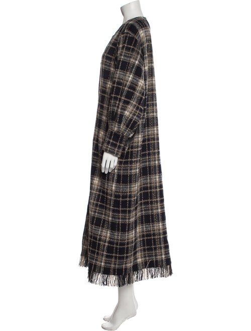 LoveShackFancy Plaid Print Coat