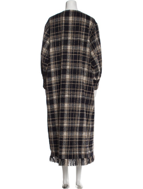 LoveShackFancy Plaid Print Coat