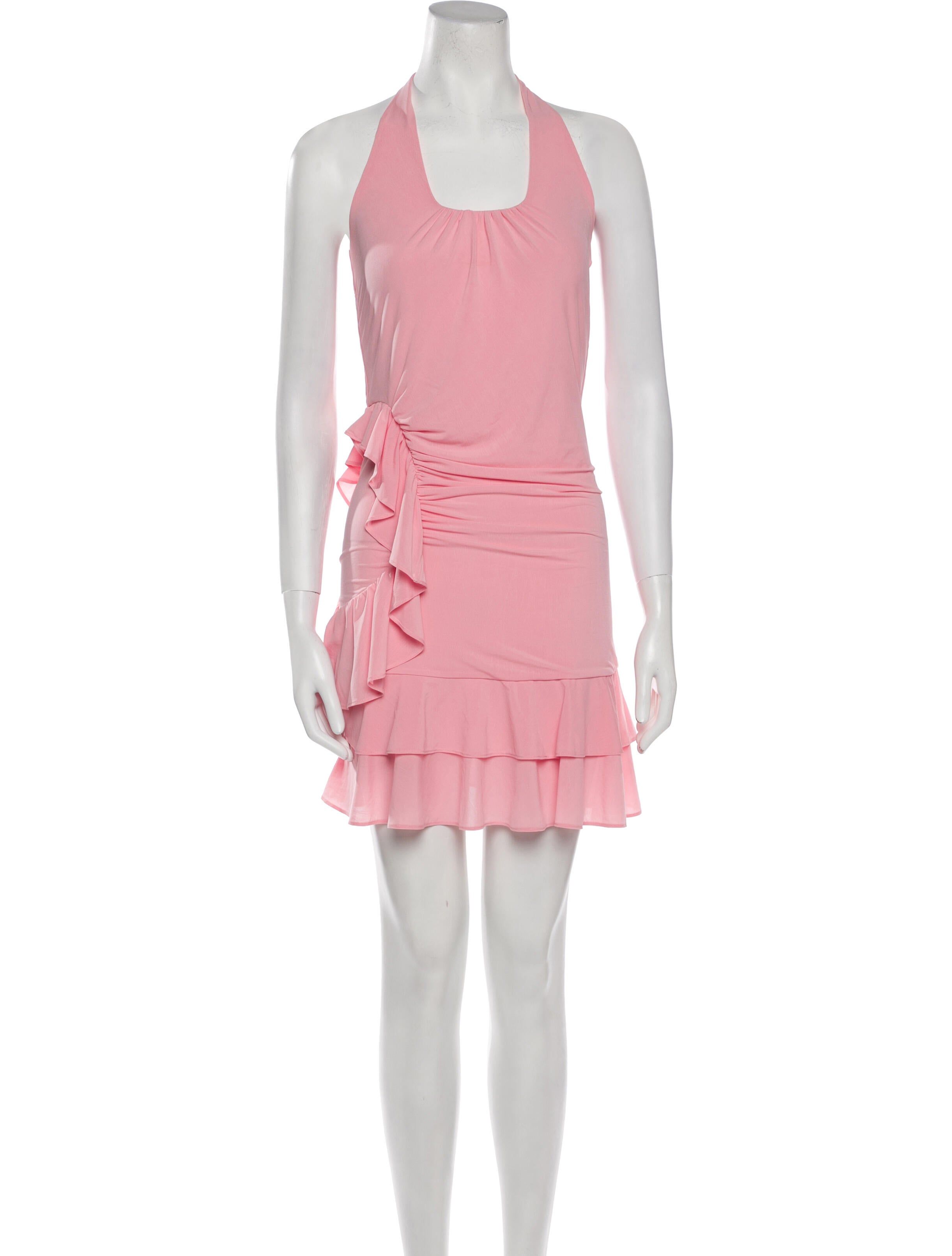 LoveShackFancy Square Neckline Mini Dress
