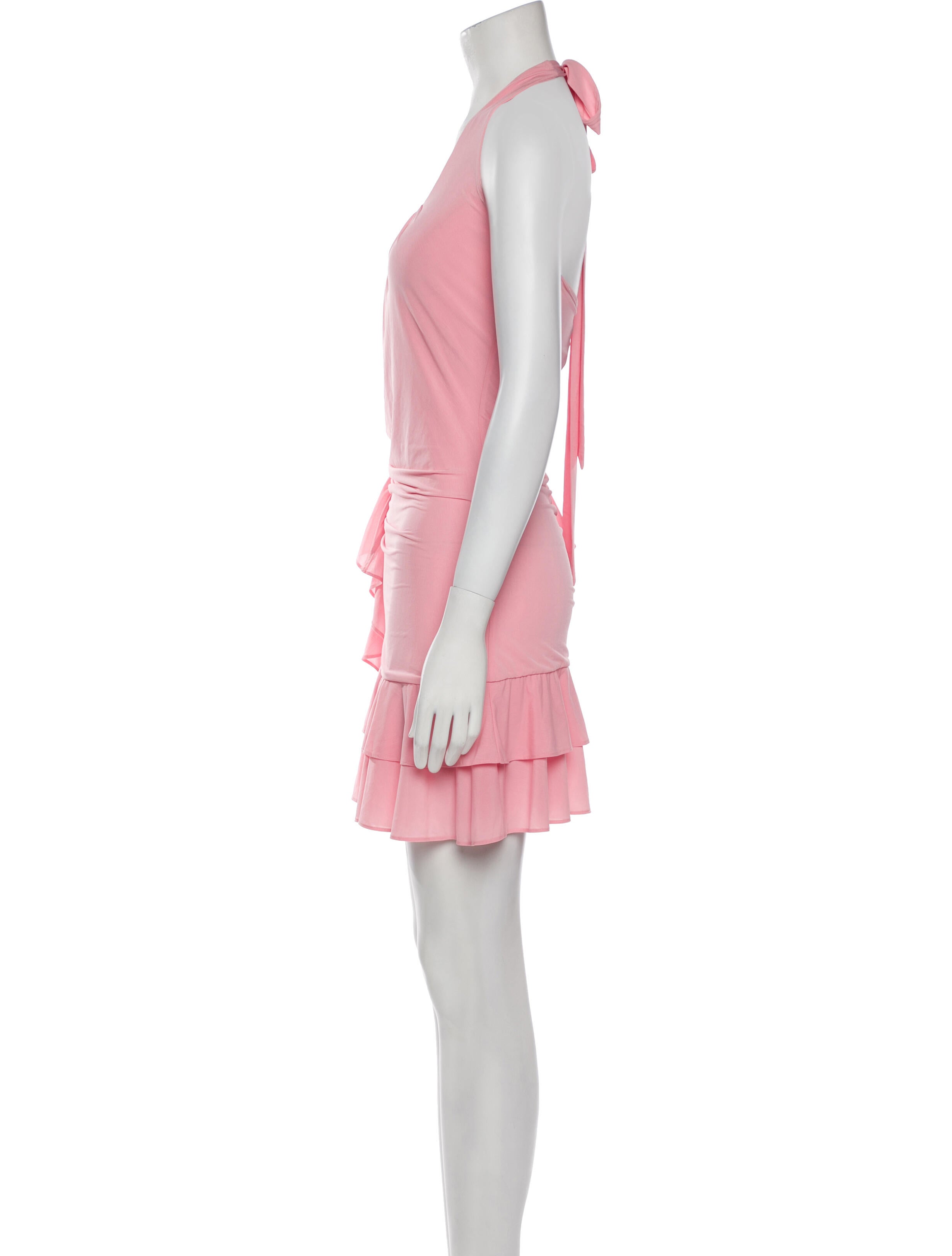 LoveShackFancy Square Neckline Mini Dress