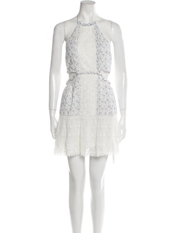 LoveShackFancy Dresses Lace Pattern Mini Dress M