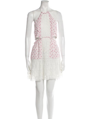 LoveShackFancy Dresses Lace Pattern Mini Dress L