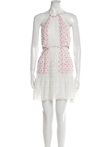 LoveShackFancy Dresses Lace Pattern Mini Dress L