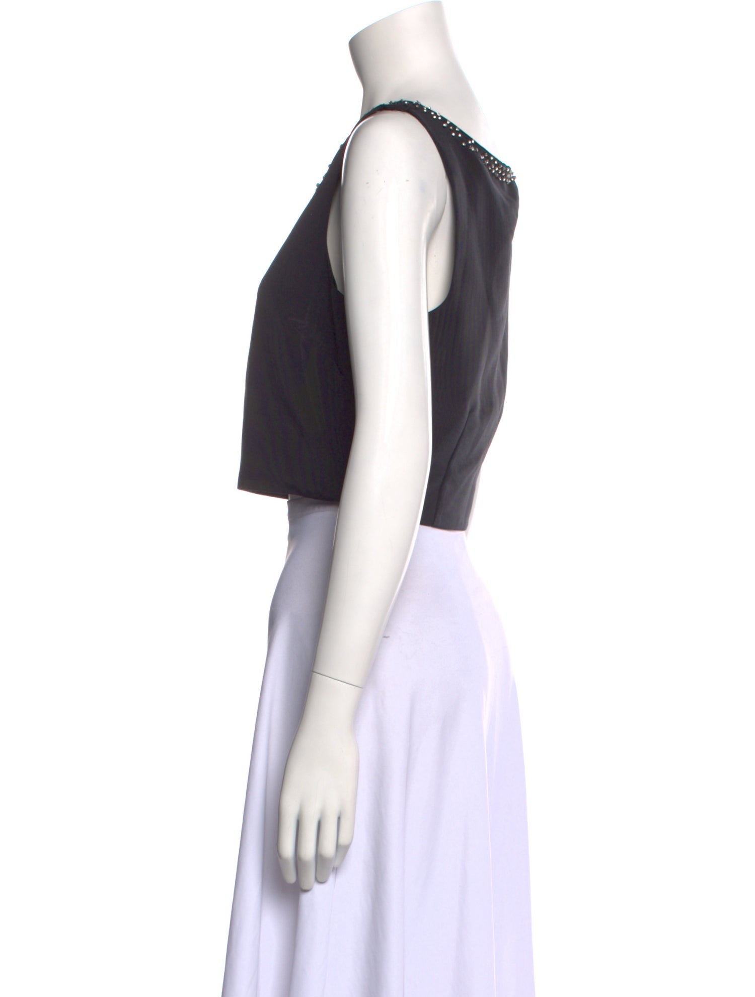 LoveShackFancy Patterned Scoop Neck Top w/ Tags