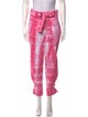 LoveShackFancy Tie-Dye Print Straight Leg Pants