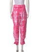 LoveShackFancy Tie-Dye Print Straight Leg Pants