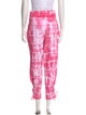 LoveShackFancy Tie-Dye Print Straight Leg Pants