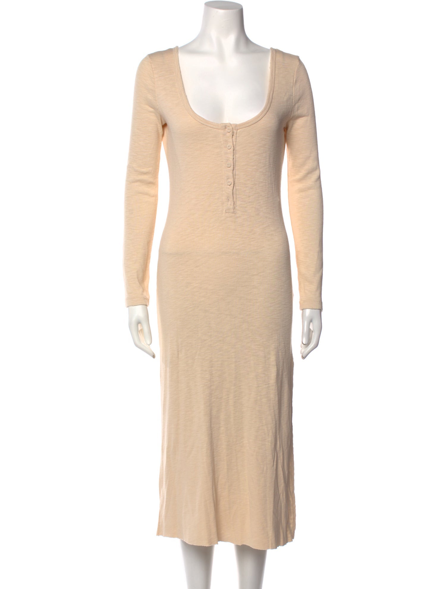 LoveShackFancy Scoop Neck Mini Dress