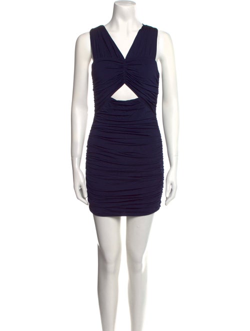 LoveShackFancy V-Neck Mini Dress