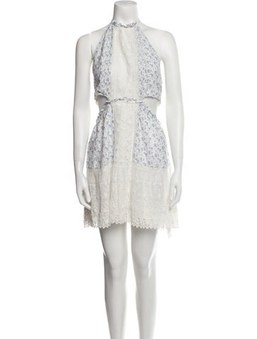 LoveShackFancy Dresses Lace Pattern Mini Dress L