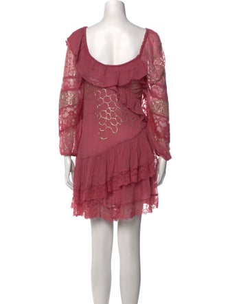 LoveShackFancy Patterned Mini Dress