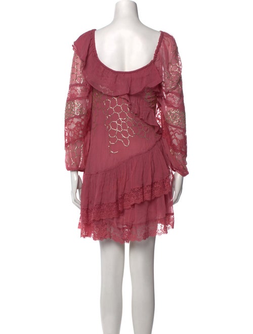 LoveShackFancy Patterned Mini Dress