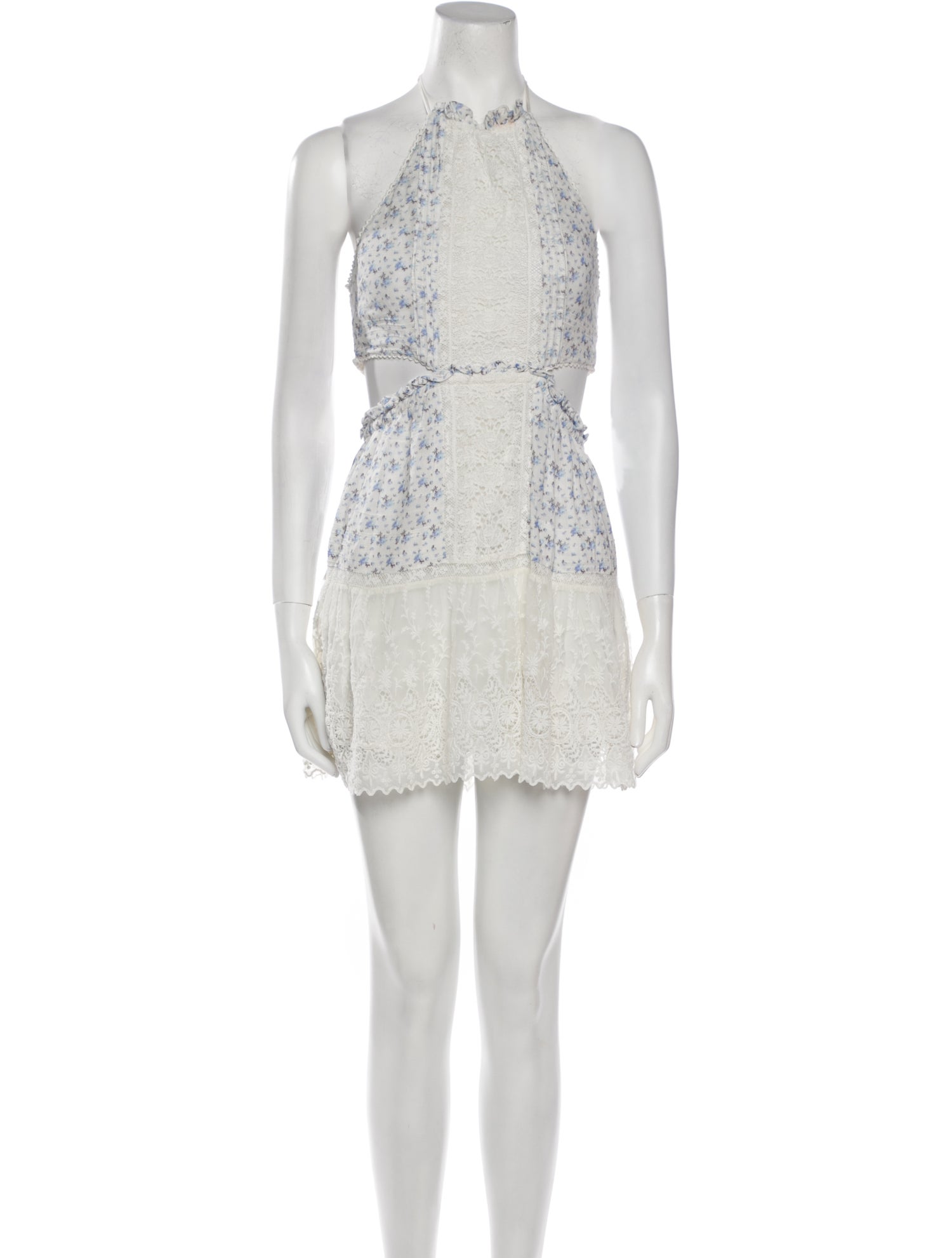 LoveShackFancy Floral Print Mini Dress w/ Tags