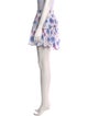 LoveShackFancy Floral Print Mini Skirt